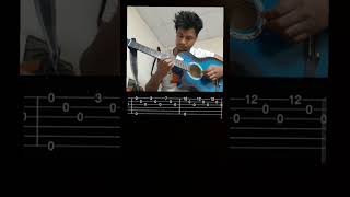 Fingerstyle On Spanish Romanza shortsfeed shorts [upl. by Ettezel]