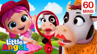 La Vaca Lola English Version  More Little Angel Kids Songs amp Nursery Rhymes [upl. by Alletse543]