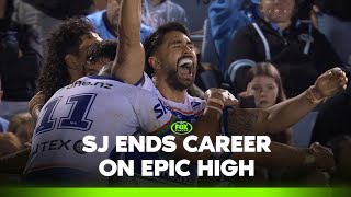 Shaun Johnson wins the game in final seconds of NRL Career  Fox League [upl. by Eintruoc]