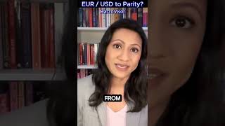 Could the EURUSD pair hit parity Here are somethings to consider forex forextrading economy [upl. by Jorie]