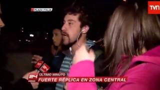 Terremoto 84° Illapel Chile  TVN 16092015 [upl. by Ahtebat432]