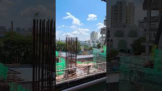 View from Jurong East MRT Station Platform in Singapore Aug 24 [upl. by Arrol]