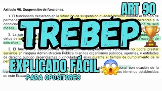 TREBEP  Suspensión Funcionarios  OPOSICIONES  ART 90 [upl. by Isman]