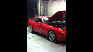 1989 Porsche 944 Turbo 3L Lindsey Racing Dyno Run [upl. by Arda]