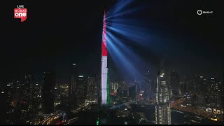 2024 New Year Burj Khaleifa fireworks at Dubai [upl. by Atrebor317]