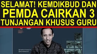 Breaking news guru sertifikasi dan non sertifikasi full senyum pencairan 3 gaji dan tunjangan guru [upl. by Assele119]