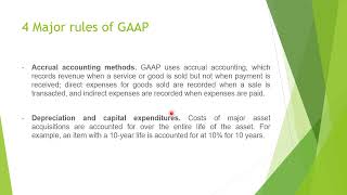 GAAP Accounting Rules and Regulations [upl. by Oivat497]