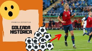 NORUEGA VS HONDURAS  Goleada histórica en el MUNDIAL SUB 20  NORUEGA 12 HONDURAS 0 [upl. by Alyos]