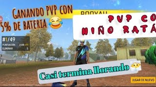 Jugando un PVP con 5 😅😅 El niño termina llorando 😱 [upl. by Kowatch983]