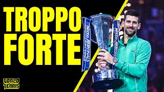 DJOKOVIC domina SINNER e trionfa per la settima volta alle ATP FINALS [upl. by Ahseiuqal556]