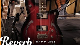 Reverend Guitars Airsonic amp BC1 Billy Corgan GStandard Guitar  Winter NAMM 2018 [upl. by Fae]