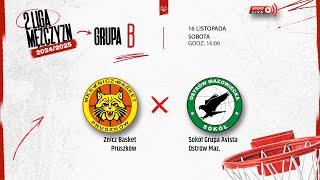 Znicz Basket Pruszków  Sokół Grupa Avista Ostrów Maz 2 LM [upl. by Assilen]