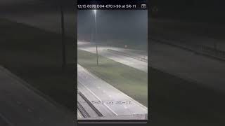 ODOT cameras catch the moment the earthquake hits Lake County [upl. by Hallee]