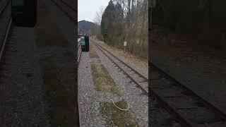 Ybbstalbahn im Februar 2020 beim Bahnhof Gstadt bei Bahnkilometer 55 [upl. by Fruma509]