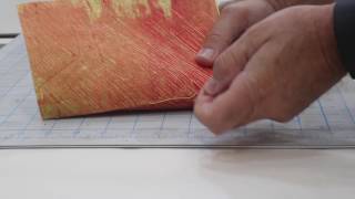 Bookbinding tutorial pamphlet stitch [upl. by Enaj]