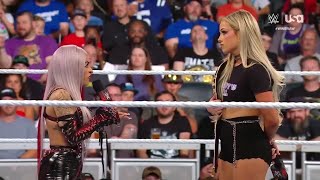 Zelina Vega Confronts Liv Morgan [upl. by Rekrap]