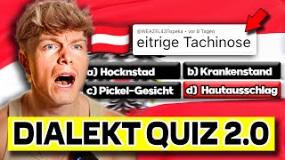 Österreichisches DIALEKT Quiz 🇦🇹🤯 mit DialektWörtern von EUCH  zum Mitraten [upl. by Ytomit]