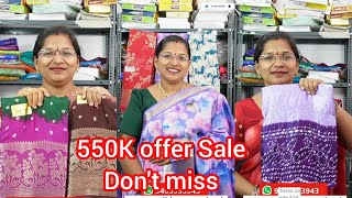 ✨✨5 offer on Pattu Collection  New Trending Saree Collection ✨✨ wwwmaniblousemarketin [upl. by Nomad]