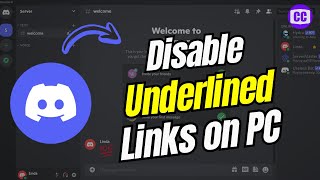 How to Disable Underlined Links on Discord on PC  Turn Off Underline in a Link New Update [upl. by Kari]