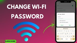 How To change Wifi Password And Name  Wifi Password Change [upl. by Annoek]