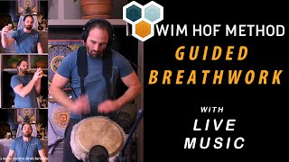 Wim Hof Method Breathwork with Live Music [upl. by Nedyarb]