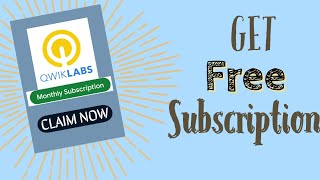 2024 Monthly Subscription for Qwiklabs  quicklab  subsciption qwiklabsSubscription [upl. by Melone]