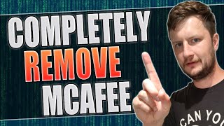 How To Fully Remove McAfee Security In Windows [upl. by Yelrahs]