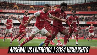 Arsenal vs Liverpool  2024 Premier League Thriller  Full Match Highlights amp Goals [upl. by Theresina]