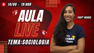 Supletivo – Aula Live  Sociologia  Profª Wanda [upl. by Philcox]