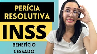 Perícia Resolutiva Agendada Benefício Cessado até quando recebe o Segurado do INSS [upl. by Lucic313]