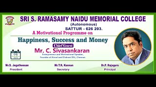 A Motivational Programme on Happiness Success and Money [upl. by Thordia]