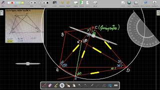 Trazos Auxiliares en Cuadrilátero  Propiedad del Circuncentro y Triangulo Equilátero  Geometría [upl. by Annodahs]