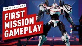 Daemon X Machina First Mission Gameplay [upl. by Luigino713]