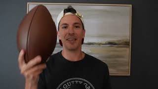 Wilson GST Football Review  BreakIn Laces Throwing Sizing Price Vendor and More [upl. by Leopoldeen]