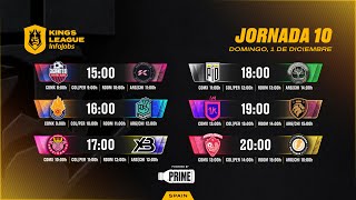 👑 Kings League InfoJobs  JORNADA 10 ⚽ KINGSLEAGUEJ10 [upl. by Dedric737]