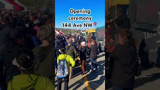 sagehill Evanston connection Bridge opening calgary transit [upl. by Aihsemak497]