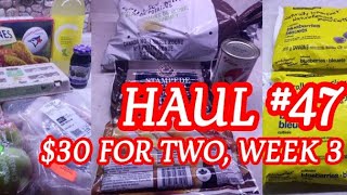 GROCERY HAUL 47 30 For 2 peopleWeek 3 food foodvlog groceryshopping lowbudget [upl. by Jerold]