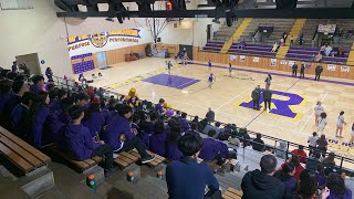 Riordan High School MCR 2 AMIGOS C22 is live Varsity Girls Basketball with Riordan Band [upl. by Baryram]