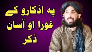 Pa Azkaro k Behtara Zikar  Pashto Bayan  Maulana Haleem Syed Hashmi [upl. by Annawik115]