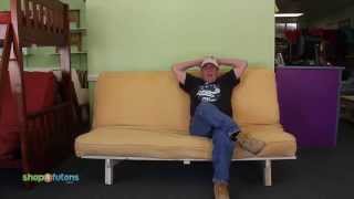 How to Operate a BiFold Futon Sofa Bed [upl. by Boyes]