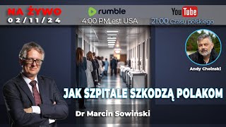 🔴 021124  LIVE 2100  Dr Marcin Sowiński  JAK SZPITALE SZKODZĄ POLAKOM [upl. by Arihsay]