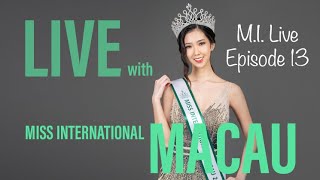 MI Live Episode 13 with Miss International MACAU 2020 Dinelle Wong [upl. by Levitus]