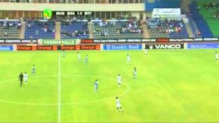 Ghana 1  0 Botswana 1st half [upl. by Asssilem]