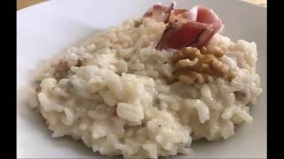 Risotto speck gorgonzola e noci con il Bimby TM6  TM5  TM31 [upl. by Fenn]