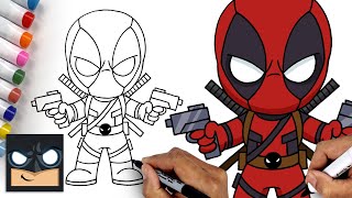 How To Draw Deadpool [upl. by Ahsekat]