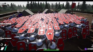 400 NOBLE GUARDS WRECKING THROUGH ALESIA Shieldwall [upl. by Ahseiat]