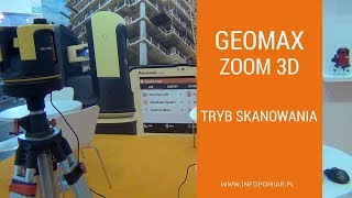 Geomax ZOOM 3D  tryb skanowania [upl. by Floss]