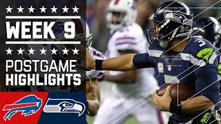 Bills vs Seahawks  NFL Week 9 Game Highlights [upl. by Kaia]