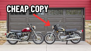 Is The Copy Really Better Yamaha XS650 VS Triumph T140 Bonneville [upl. by Fotina]