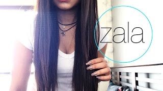 Zala Hair Extensions Dark Chocolate Brown  Review amp Demo [upl. by Avonasac]